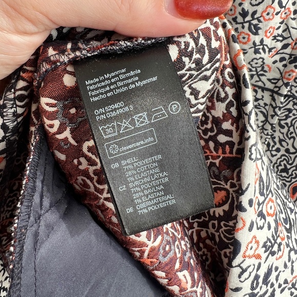 H&M Floral Short Sleeve Dress w/ Pockets - Picture 6 of 6